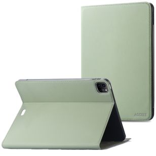Accezz Classic Tablet Case iPad Pro 12.9 (2022) / Pro 12.9 (2021) / Pro 12.9 (2020) - Groen