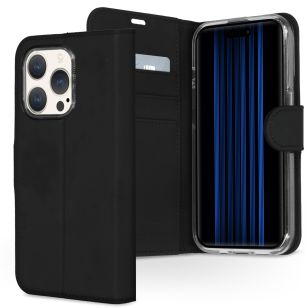 Accezz Wallet Softcase Bookcase iPhone 15 Pro - Zwart