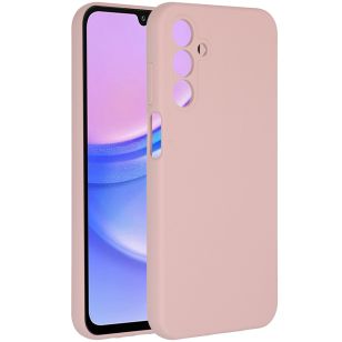 Accezz Liquid Silicone Backcover Samsung Galaxy A15 (5G/4G) - Roze