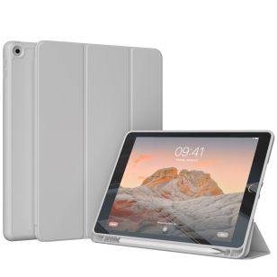 Accezz Smart Silicone Bookcase iPad 6 (2018) 9.7 inch / iPad 5 (2017) 9.7 inch - Grijs