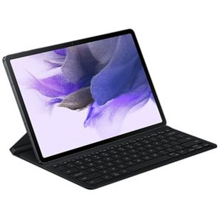 Samsung Originele Book Cover Keyboard Samsung Galaxy Tab S8 Plus / S7 Plus / S7 FE 5G - Zwart