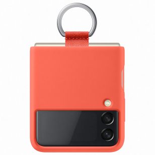 Samsung Silicone Cover Ring Samsung Galaxy Z Flip 3 - Coral