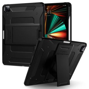 Spigen Tough Armor Pro Backcover iPad Pro 12.9 (2021) - Zwart