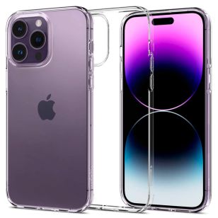 Spigen Liquid Crystal Backcover iPhone 14 Pro Max - Transparant