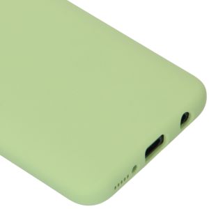Accezz Liquid Silicone Backcover Samsung Galaxy A40 - Groen