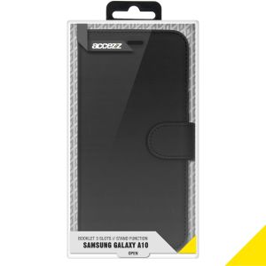 Accezz Wallet Softcase Bookcase Samsung Galaxy A10 - Zwart