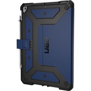 UAG Metropolis Bookcase iPad 9 (2021) 10.2 inch / iPad 8 (2020) 10.2 inch / iPad 7 (2019) 10.2 inch - Blauw