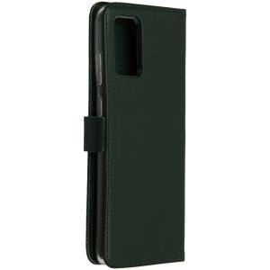 Selencia Echt Lederen Bookcase Samsung Galaxy S20 Plus - Groen