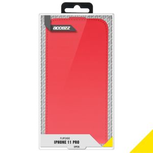 Accezz Flipcase iPhone 11 Pro - Rood