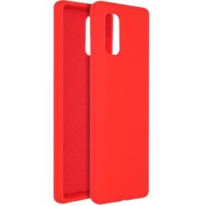 Accezz Liquid Silicone Backcover Samsung Galaxy A41 - Rood