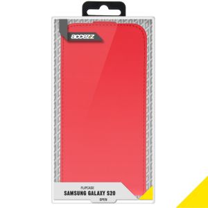 Accezz Flipcase Samsung Galaxy S20 - Rood
