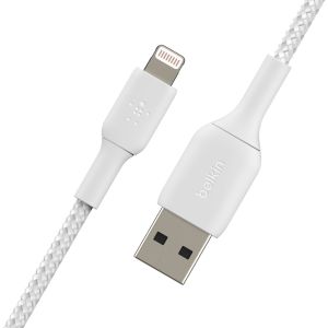Belkin Boost↑Charge™ Braided Lightning naar USB kabel - 1 meter - Wit