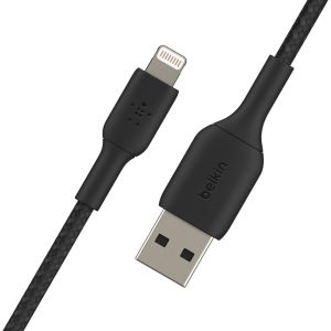 Belkin Boost↑Charge™ Braided Lightning naar USB kabel - 3 meter - Zwart