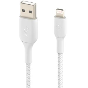 Belkin Boost↑Charge™ Braided Lightning naar USB kabel - 3 meter - Wit