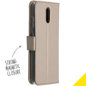 Accezz Wallet Softcase Bookcase Nokia 2.3 - Goud