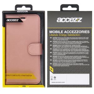 Accezz Wallet Softcase Bookcase Moto G7 / G7 Plus - Rosé Goud