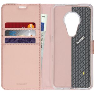 Accezz Wallet Softcase Bookcase Nokia 6.2 / Nokia 7.2 - Rosé Goud