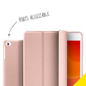 Accezz Smart Silicone Bookcase iPad 9 (2021) 10.2 inch / iPad 8 (2020) 10.2 inch / iPad 7 (2019) 10.2 inch - Rosé Goud