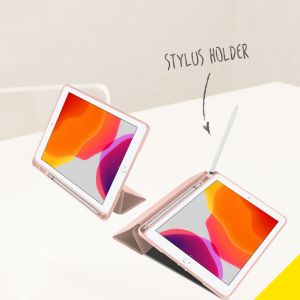Accezz Smart Silicone Bookcase iPad 9 (2021) 10.2 inch / iPad 8 (2020) 10.2 inch / iPad 7 (2019) 10.2 inch - Rosé Goud