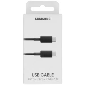 Samsung Originele USB-C naar USB-C kabel - 5A - 1 meter - Zwart