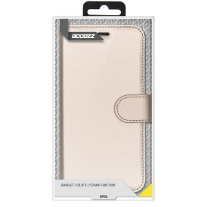 Accezz Wallet Softcase Bookcase Samsung Galaxy S21 - Goud
