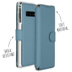 Accezz Xtreme Wallet Bookcase Samsung Galaxy S10 - Lichtblauw