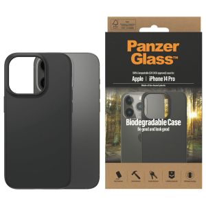 PanzerGlass Biodegradable Backcover iPhone 14 Pro - Zwart