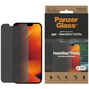 PanzerGlass Privacy Anti-Bacterial Screenprotector iPhone 14