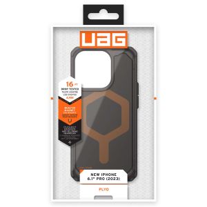 UAG Plyo Backcover Magsafe iPhone 15 Pro - Zwart / Brons
