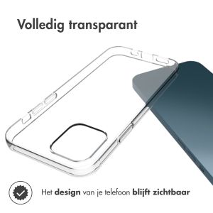 Accezz Clear Backcover iPhone 12 Pro Max - Transparant