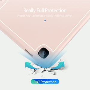 Accezz Smart Silicone Bookcase Samsung Galaxy Tab A7 - Rosé Goud