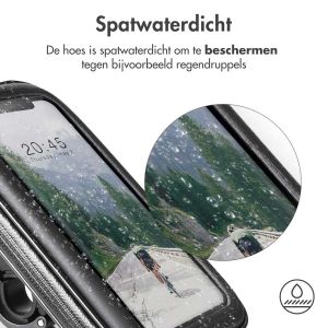 Accezz Telefoonhouder fiets - Universeel - met case - Zwart