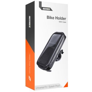 Accezz Telefoonhouder fiets - Universeel - met case - Zwart