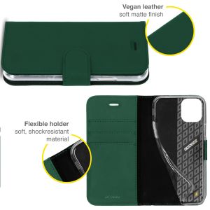 Accezz Wallet Softcase Bookcase iPhone 13 Pro - Groen