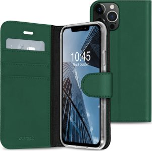 Accezz Wallet Softcase Bookcase iPhone 13 Pro Max - Groen
