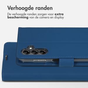 Accezz Wallet Softcase Bookcase Samsung Galaxy A14 (5G/4G) - Donkerblauw