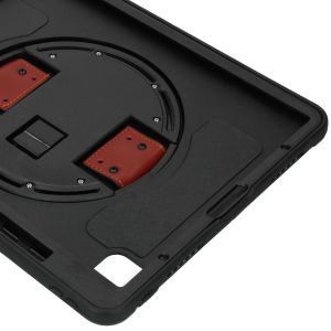 Defender Backcover met strap iPad Pro 12.9 (2020 - 2022) - Zwart