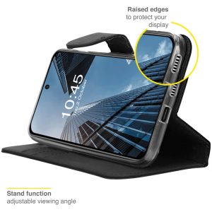 Accezz Wallet Softcase Bookcase Samsung Galaxy S21 FE - Zwart