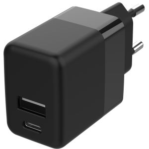 Accezz Wall Charger met USB-C naar USB kabel - Oplader - 20 Watt - 1 meter - Zwart