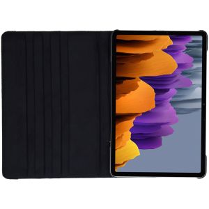 Accezz 360° draaibare Bookcase Samsung Galaxy Tab S8 / S7 - Zwart
