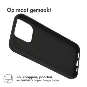 Accezz Color Backcover iPhone 14 Pro - Zwart