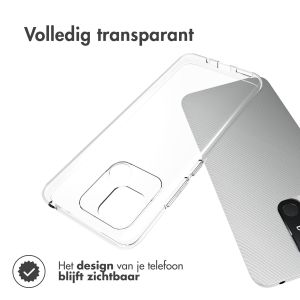 Accezz Clear Backcover Xiaomi Redmi 10C - Transparant