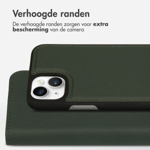 Accezz Premium Leather 2 in 1 Wallet Bookcase iPhone 14 Plus - Groen