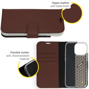 Accezz Wallet Softcase Bookcase iPhone 14 Pro Max - Bruin