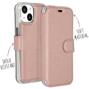 Accezz Xtreme Wallet Bookcase iPhone 14 - Rosé Goud
