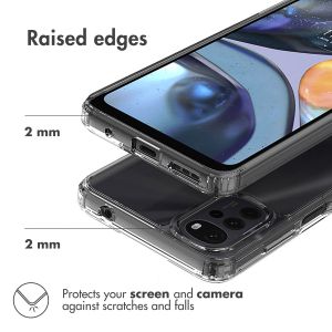 Accezz Xtreme Impact Backcover Motorola Moto E32 / E32s - Transparant