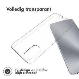 Accezz Clear Backcover Motorola Moto E32 / E32s - Transparant