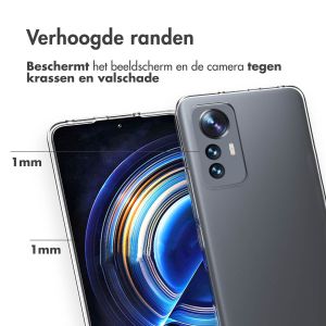 Accezz Clear Backcover Xiaomi 12 Lite - Transparant