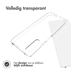 Accezz Clear Backcover Sony Xperia 10 IV - Transparant