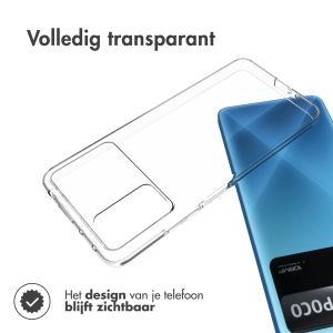 Accezz Clear Backcover Xiaomi Poco X4 Pro 5G - Transparant